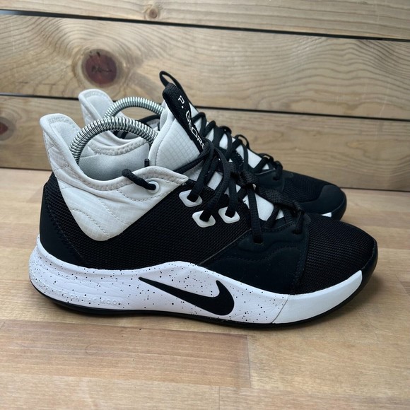 Nike Mens Black Paul George 3 Athletic Basketball Shoes Size 6.5 - Picture 1 of 11